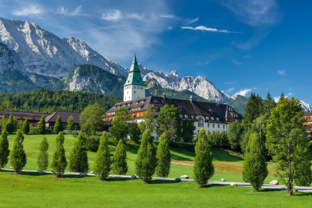 Schloss Elmau, one of the castles in Germany you can actually stay in