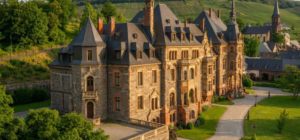 Beautiful fairytale castle hotel in the Moselle Valley Germany