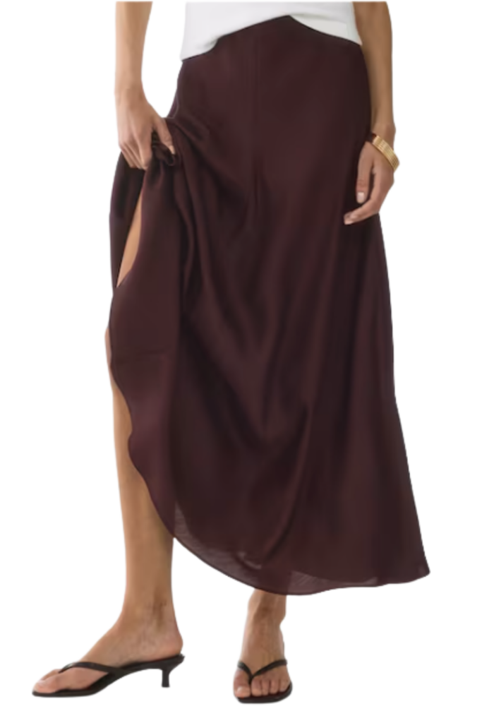 Long brown skirt