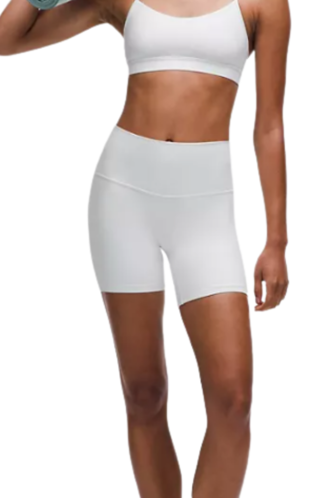 White Bike Shorts