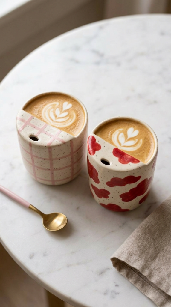 Aesthetic tumbler mugs for peaceful moments