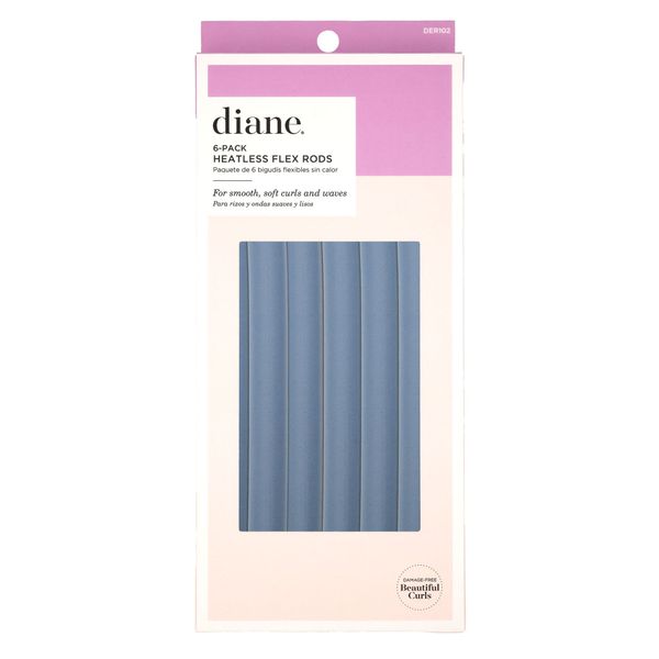 Blue Heatless Curl Rods