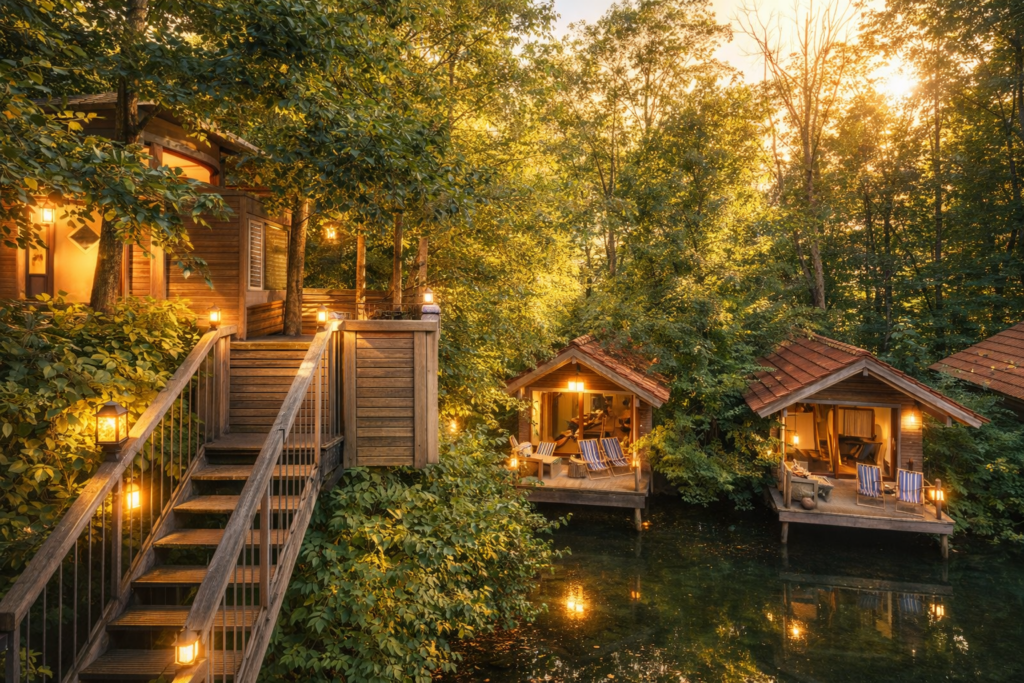 Cozy Treehouse Hotel - Baumhaushotel Oberbayern
