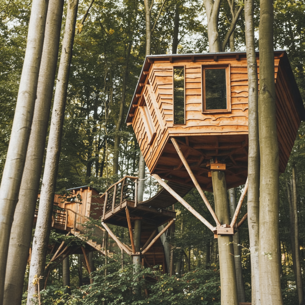 Robins Nest Baumhaushotel. Treehouse Hotel in Germany