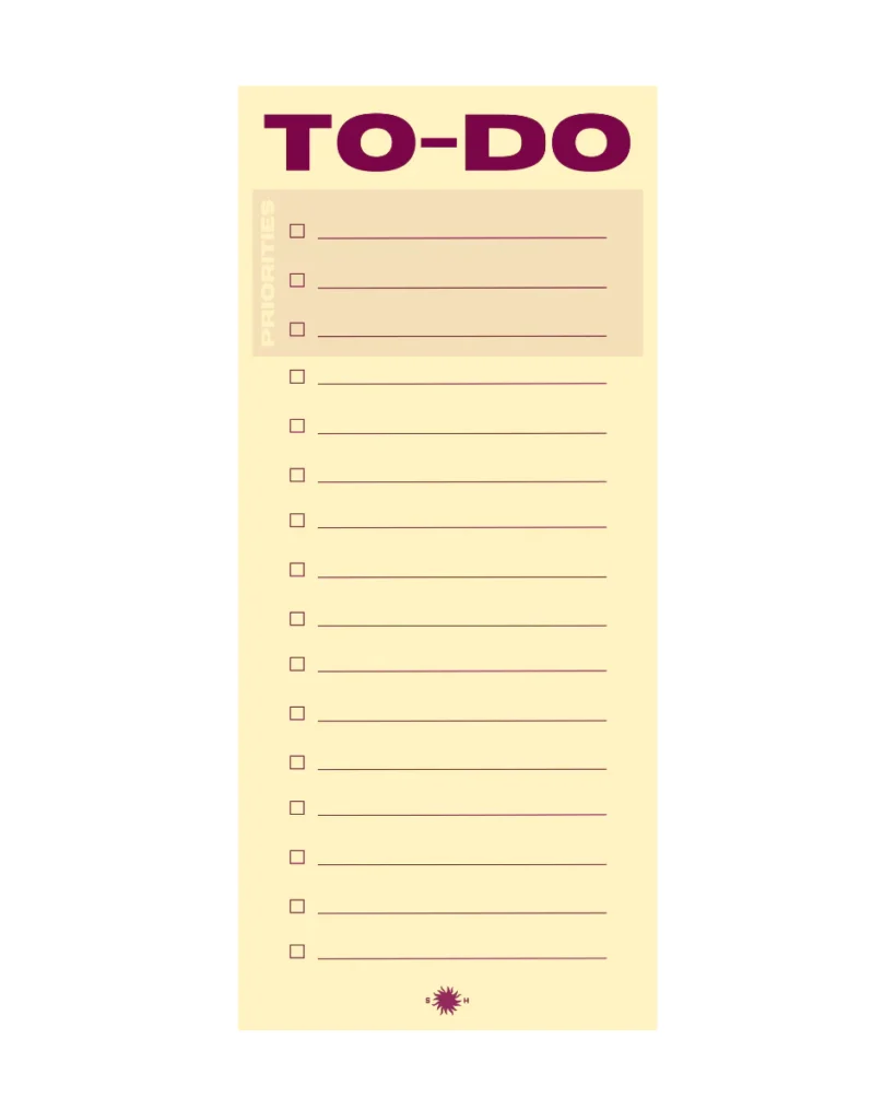 to-do list