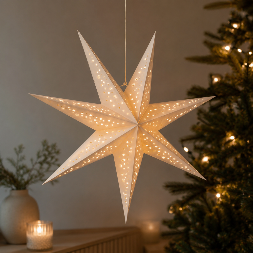 Paper star lantern